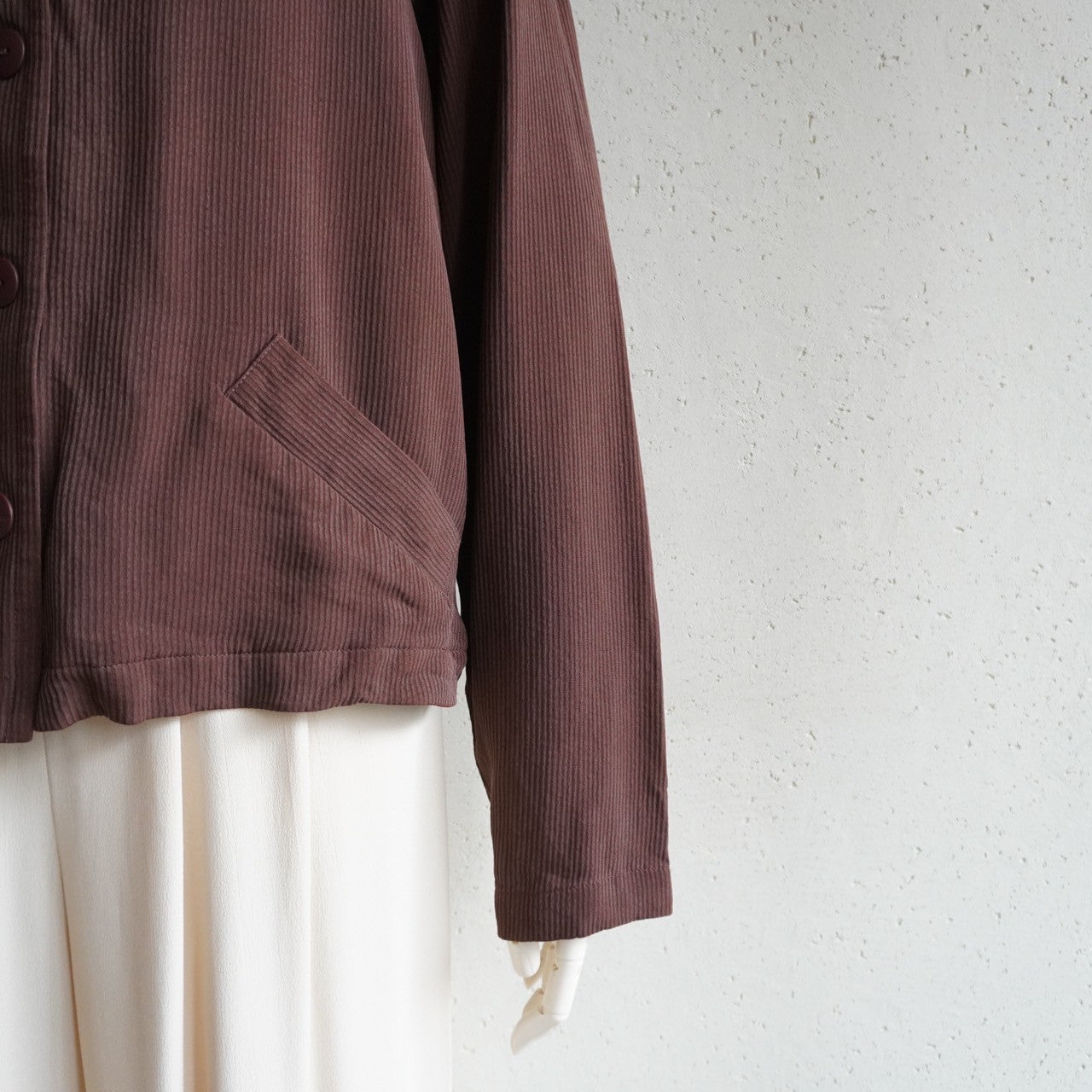 90s Silk Brown Shirt