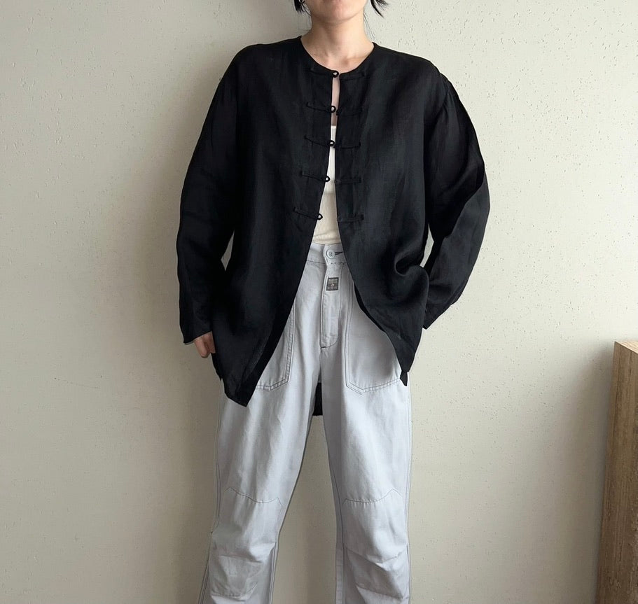90s Asian Design Blouse Made in Italy