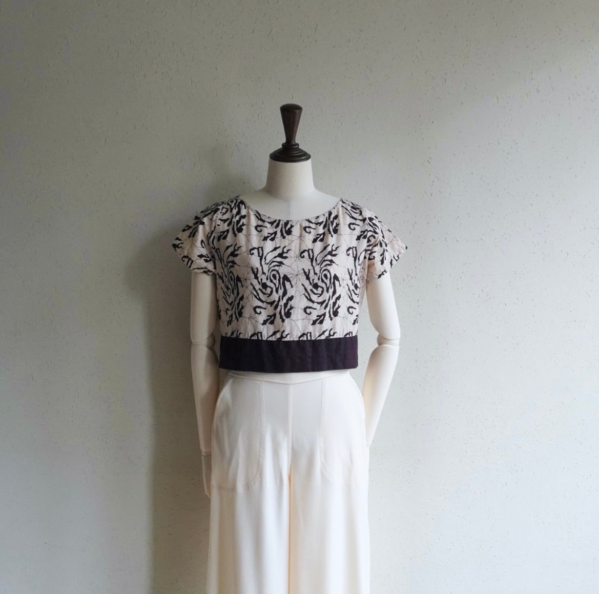 80s Cropped Blouse