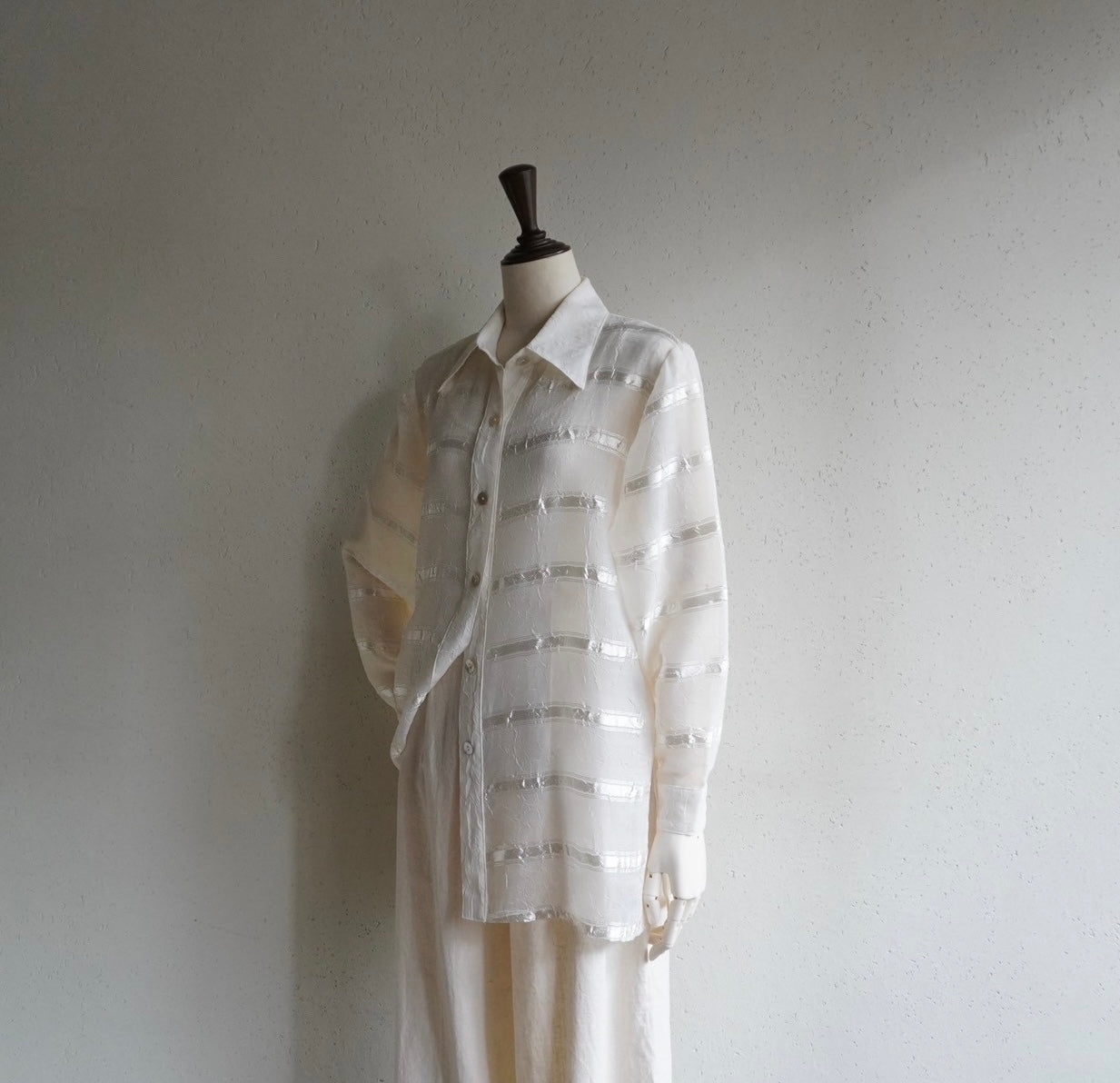 90s Design Sheer Shirt