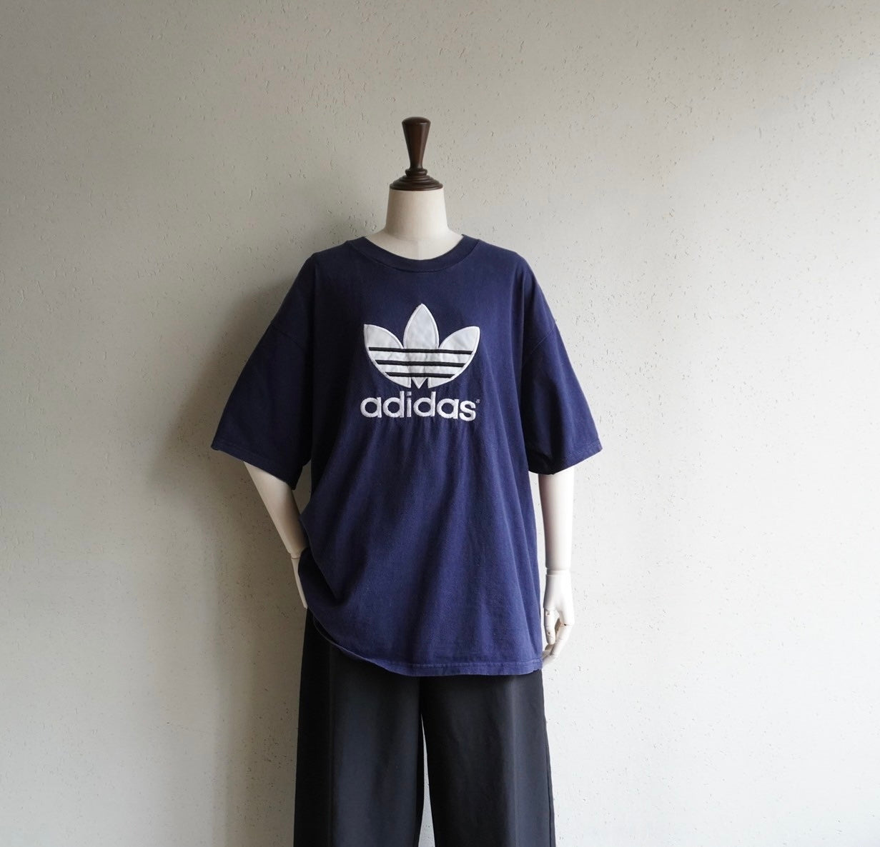 90s "adidas" T-shirt Made in USA