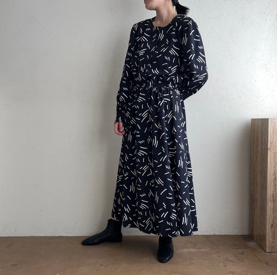 90s Printed Dress
