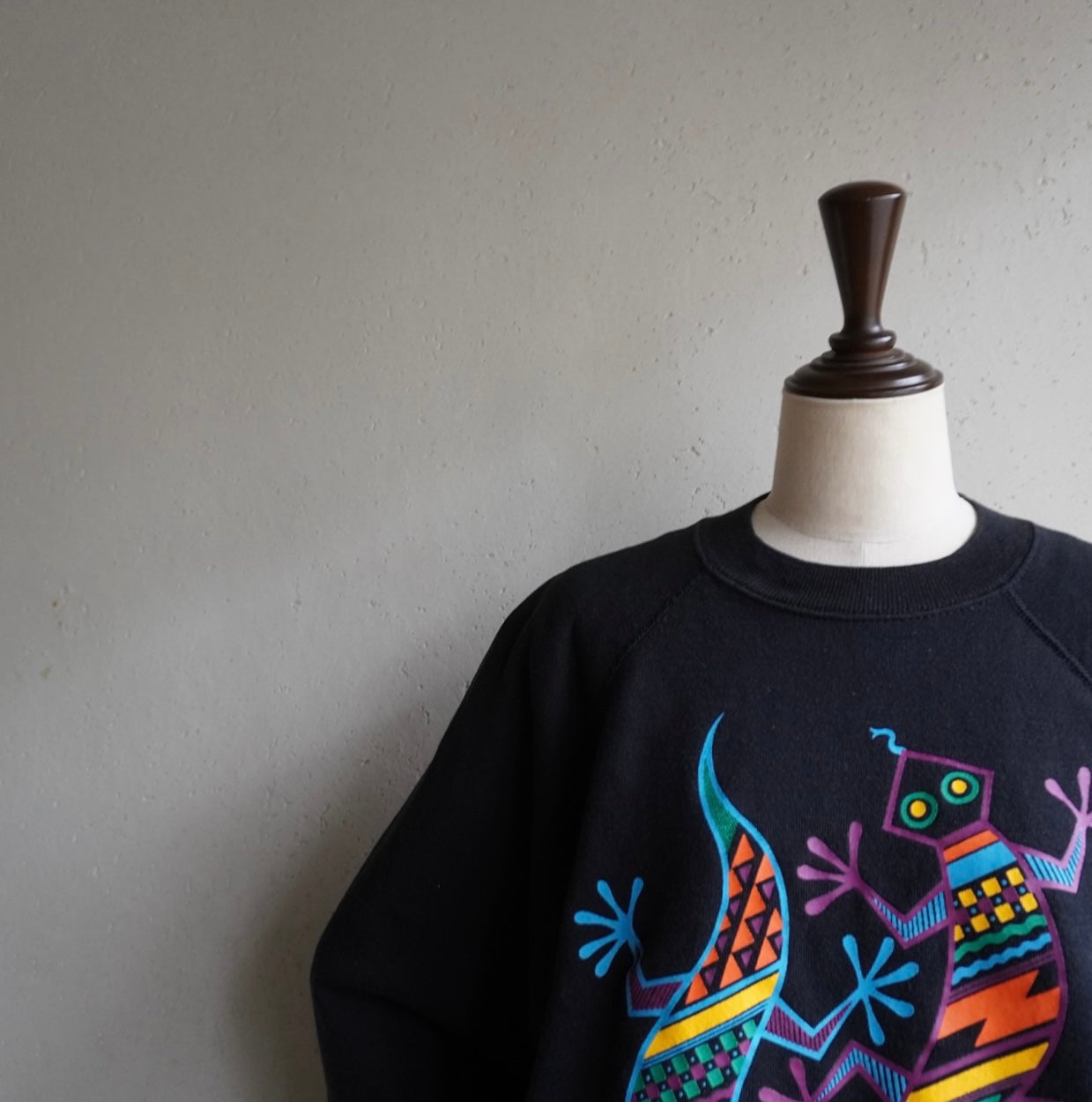 80s Printed Sweater Made in USA