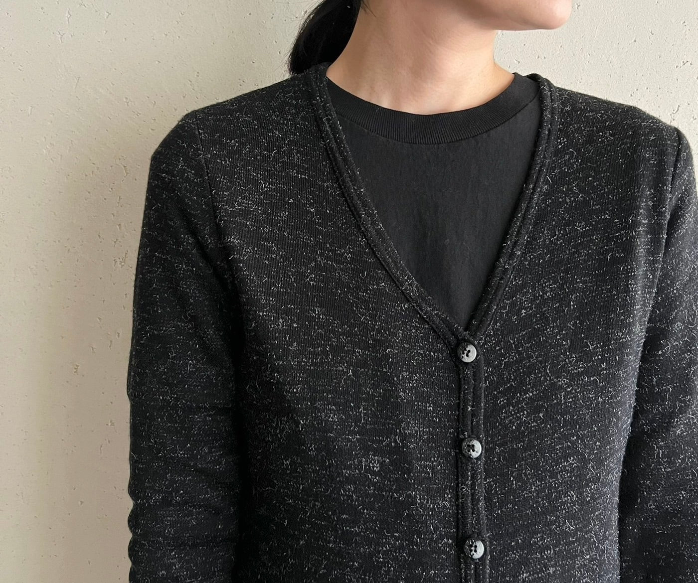 90s Long Cardigan Made in USA Dead Stock
