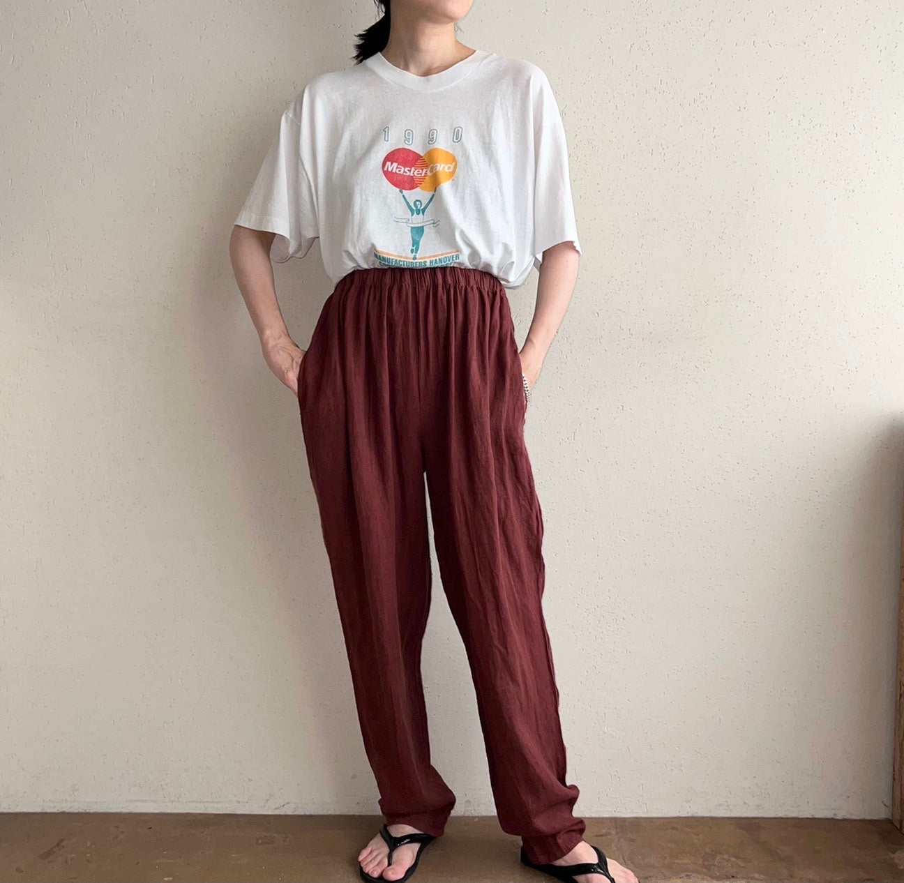90s "Master Card" Printed T-shirt Made in USA