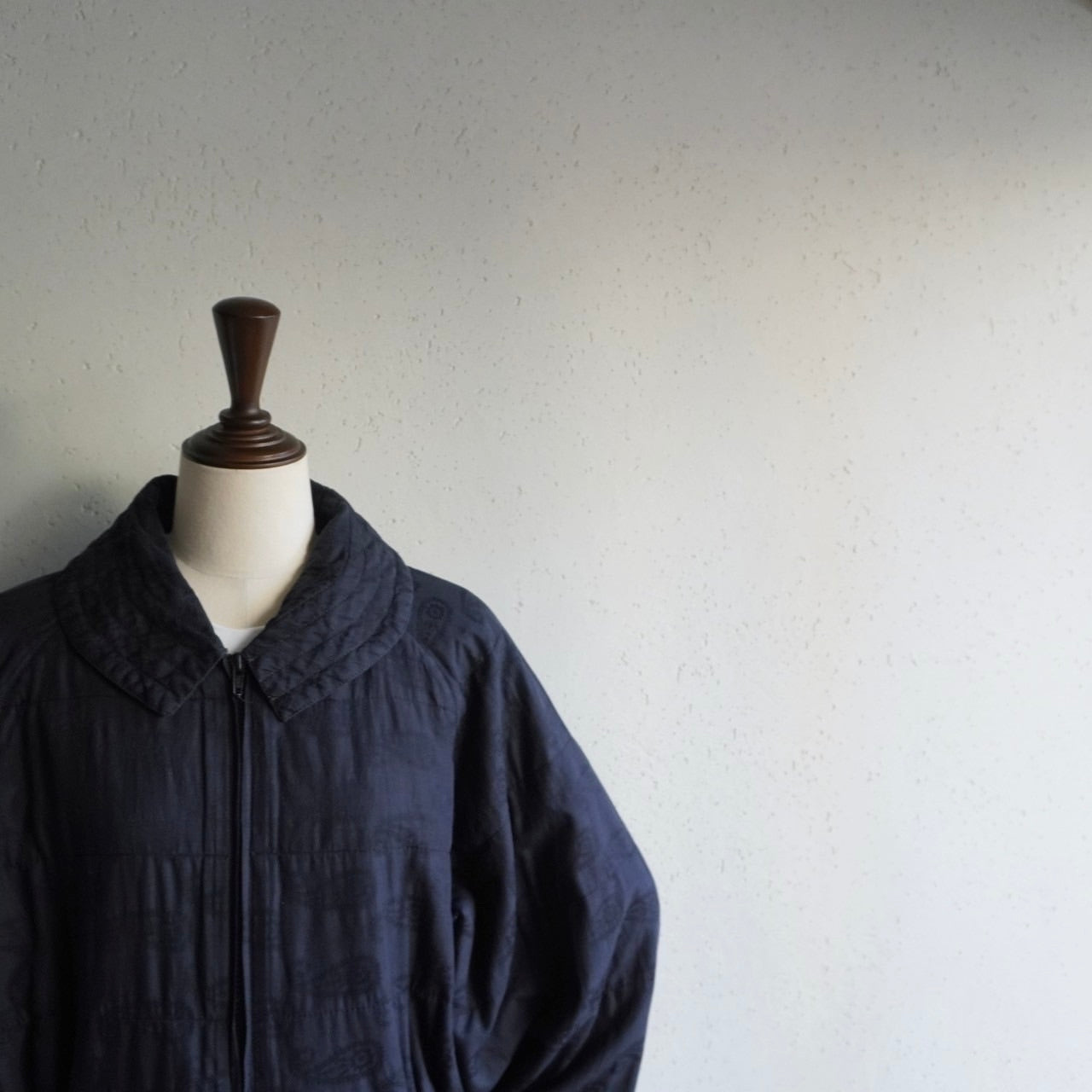 90s Black Paisley Jacket