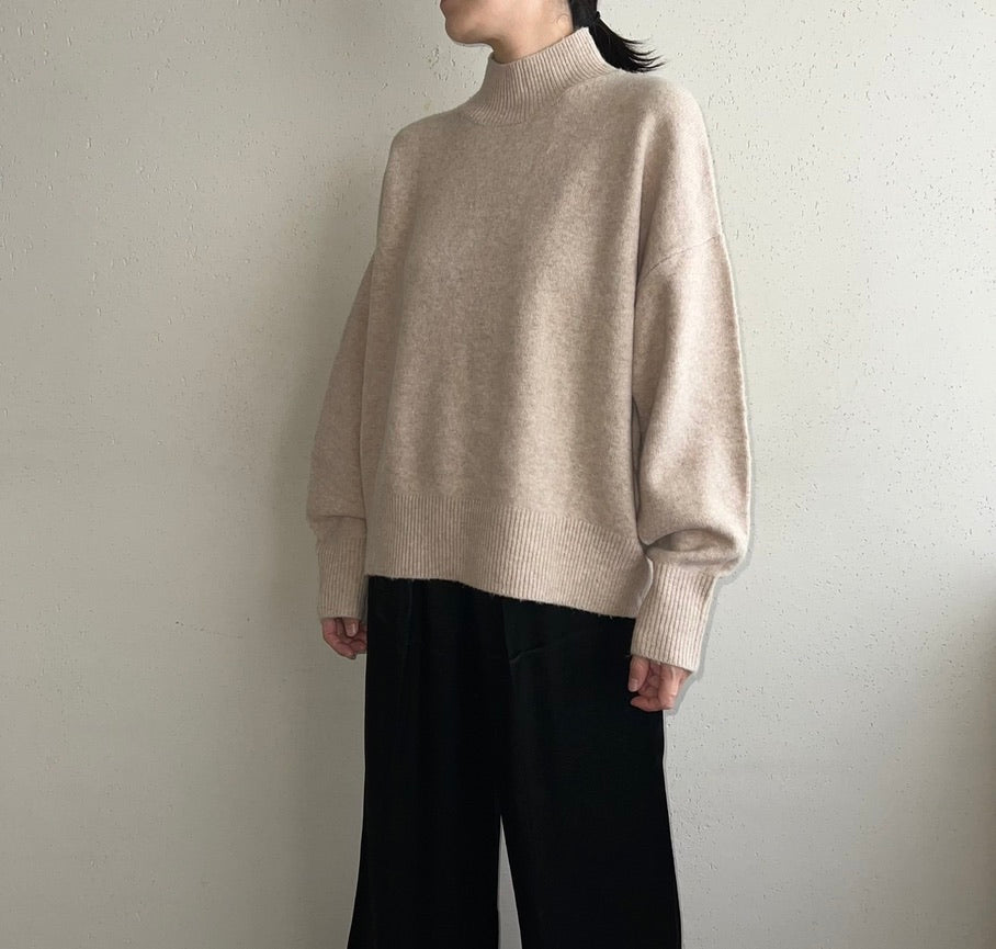 Mock Neck Knit Top