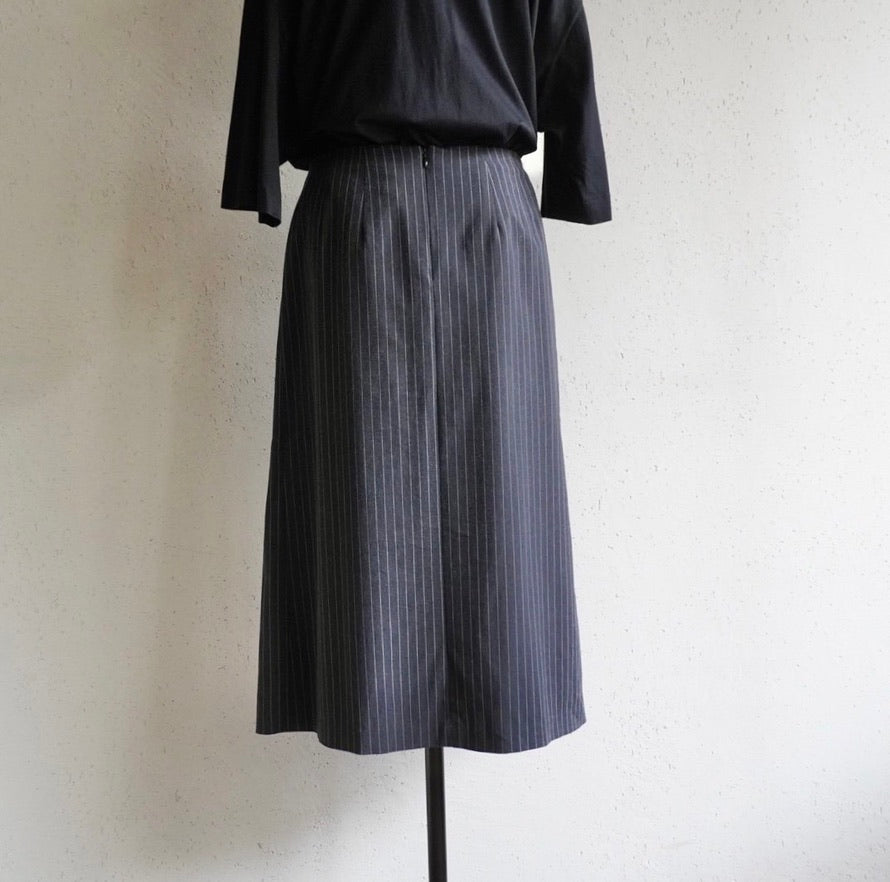 90s Striped Skirt Made in USA