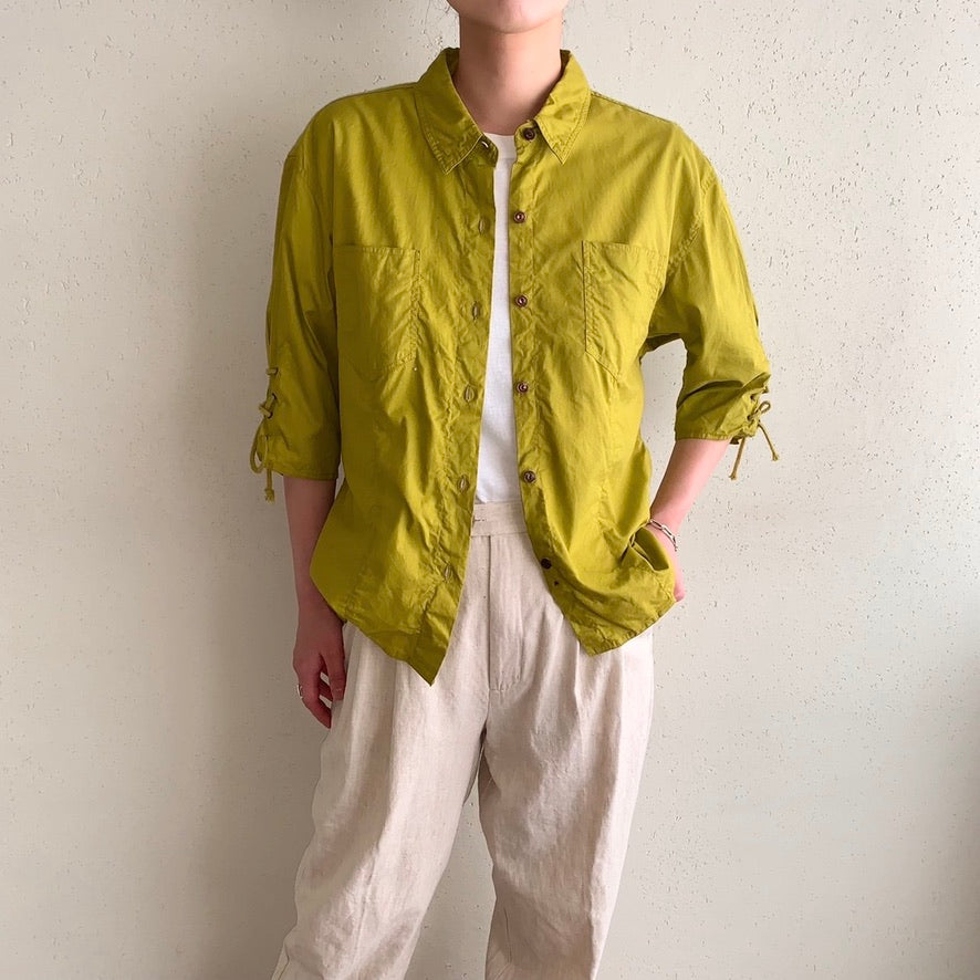 90s EURO Lace Up Shirt