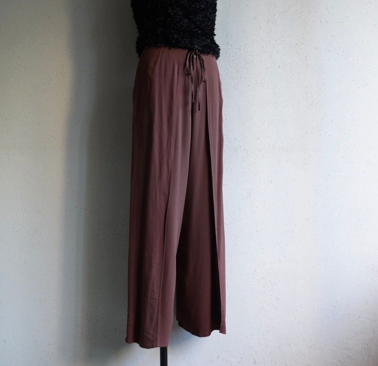 90s Brown Wide Pants