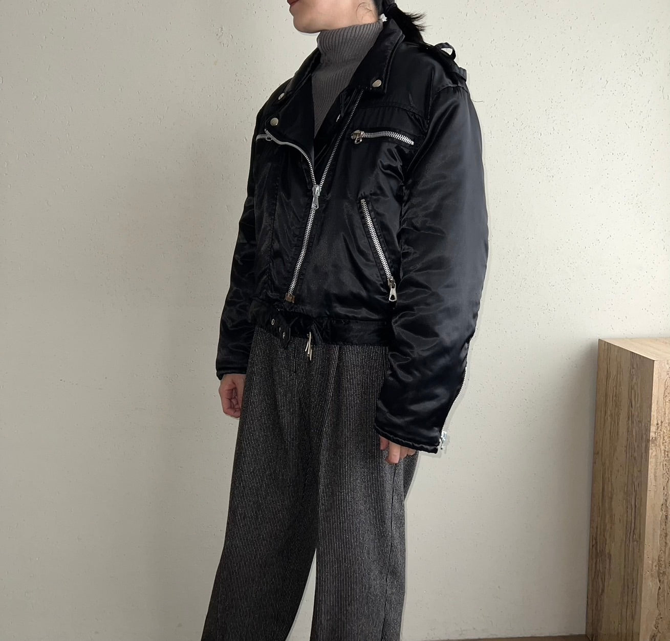 90s Nylon Riders Jacket Made in Italy