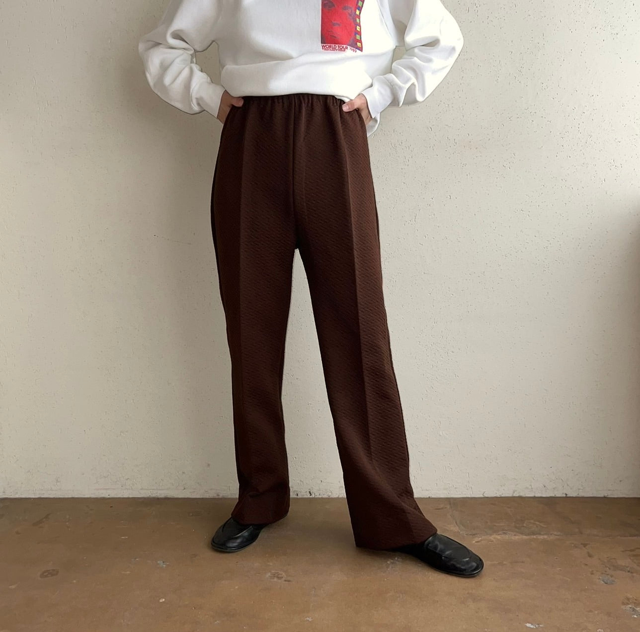 80s Brown pants
