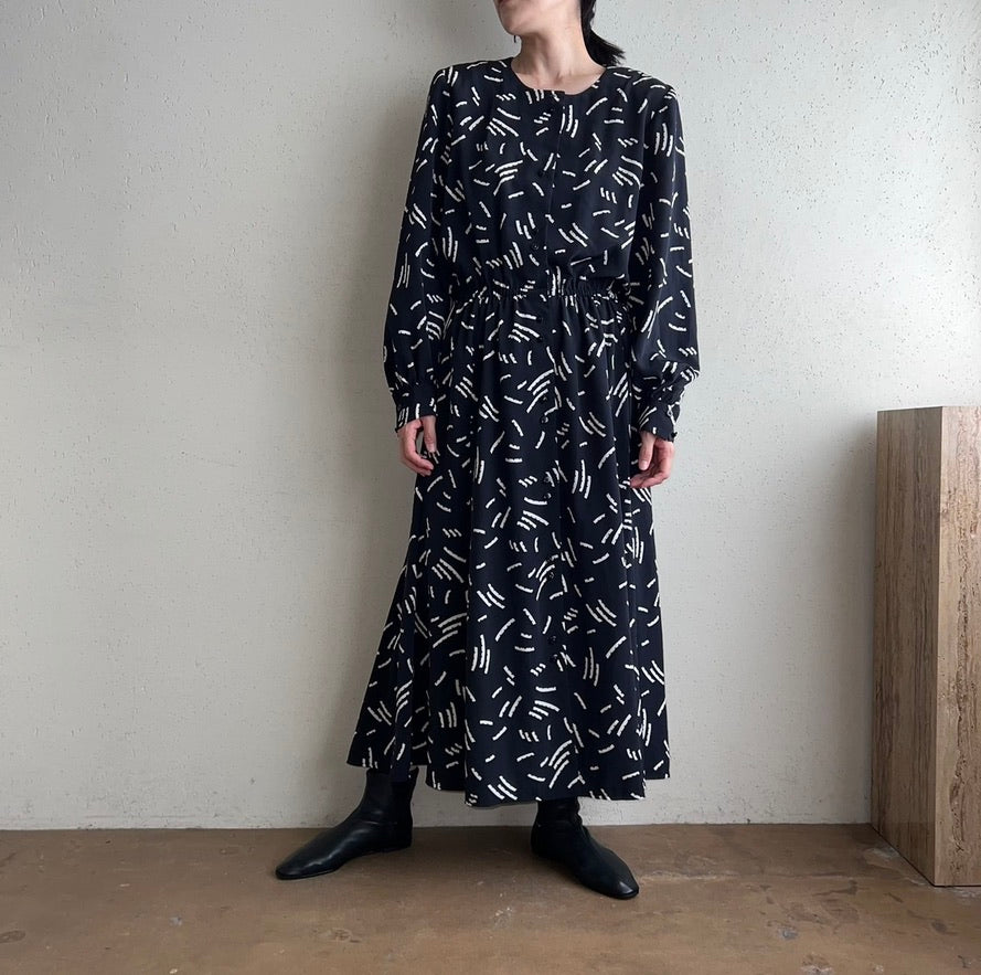 90s Printed Dress