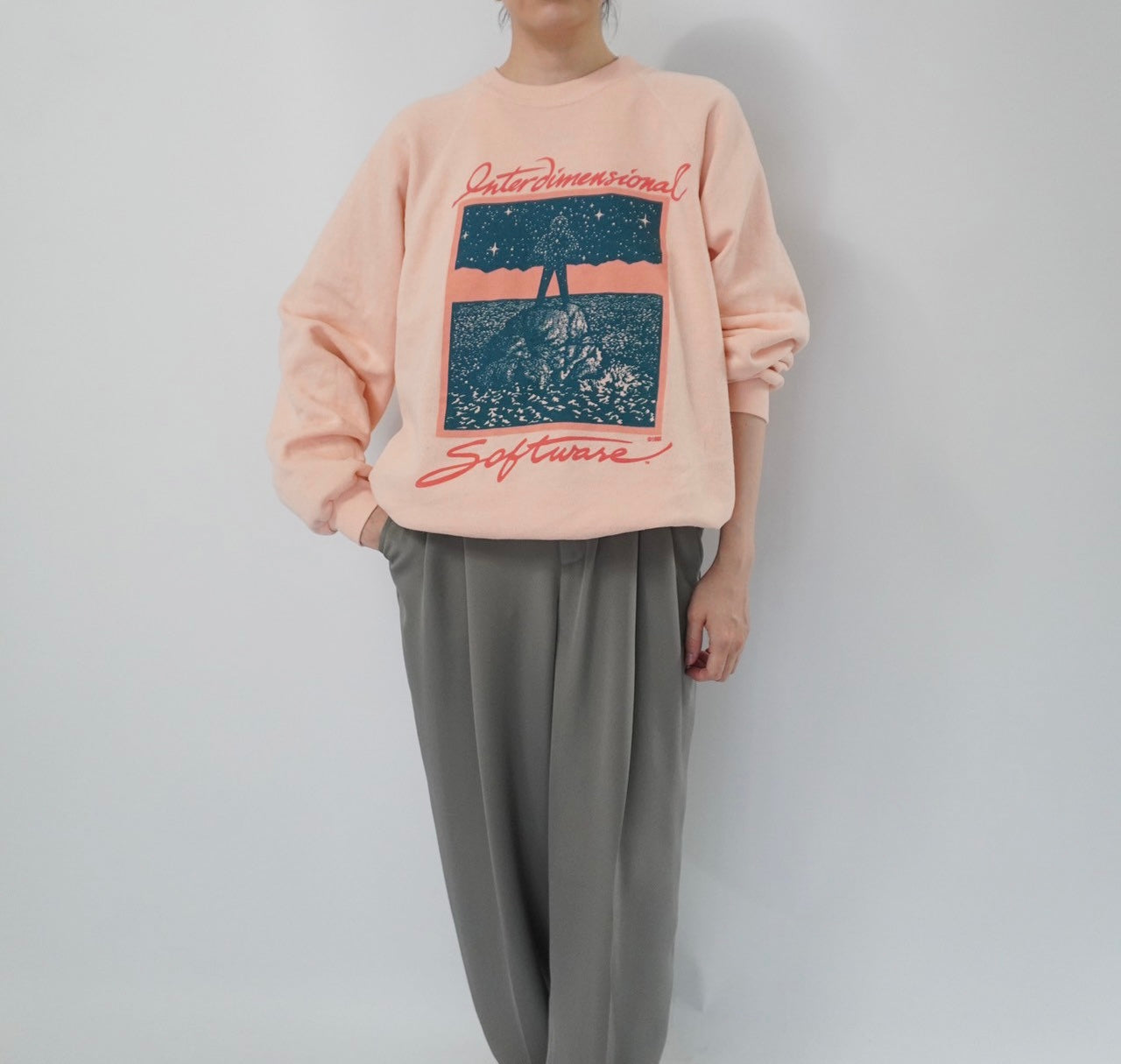 80s Printed Sweater