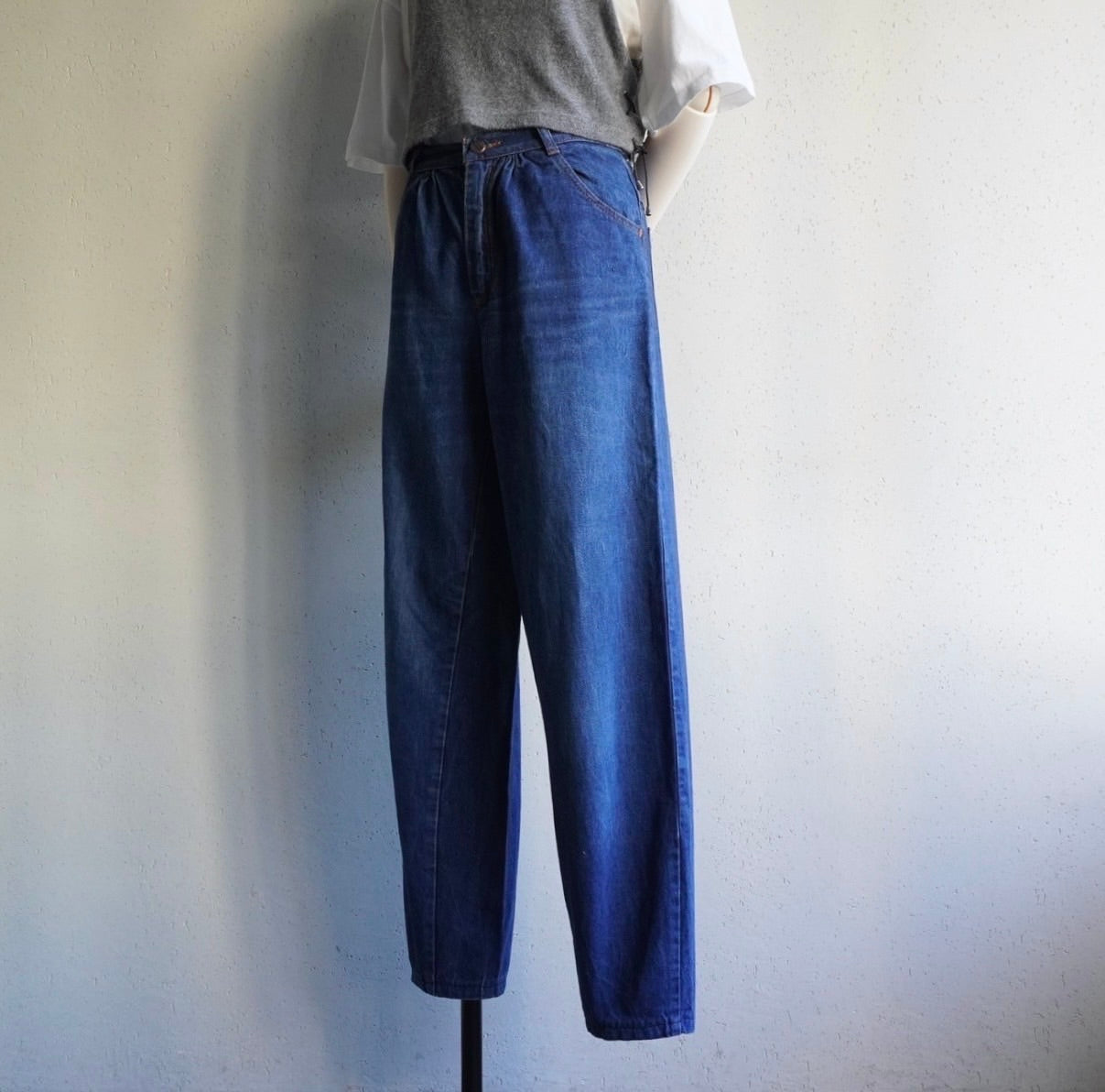 80s ”BENETTON" Wide Denim Pants