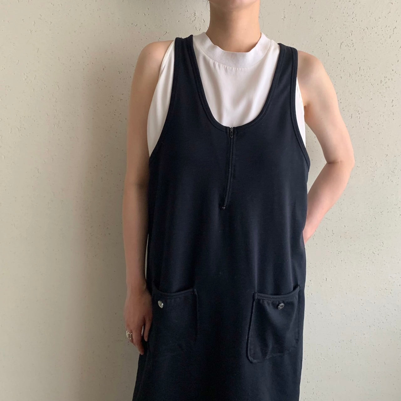 90s Half Zip Dress