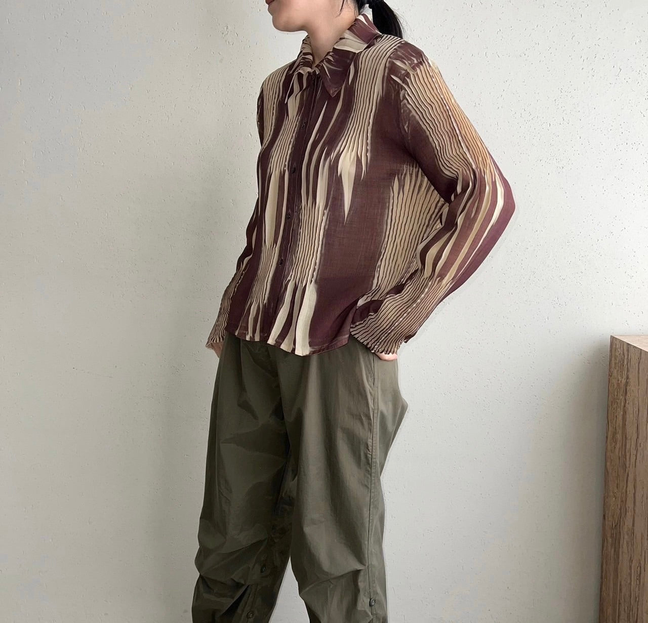 Pleated Design Shirt
