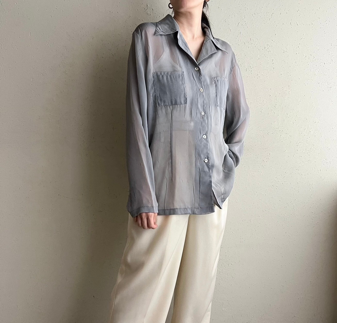 90s EURO Sheer Shirt