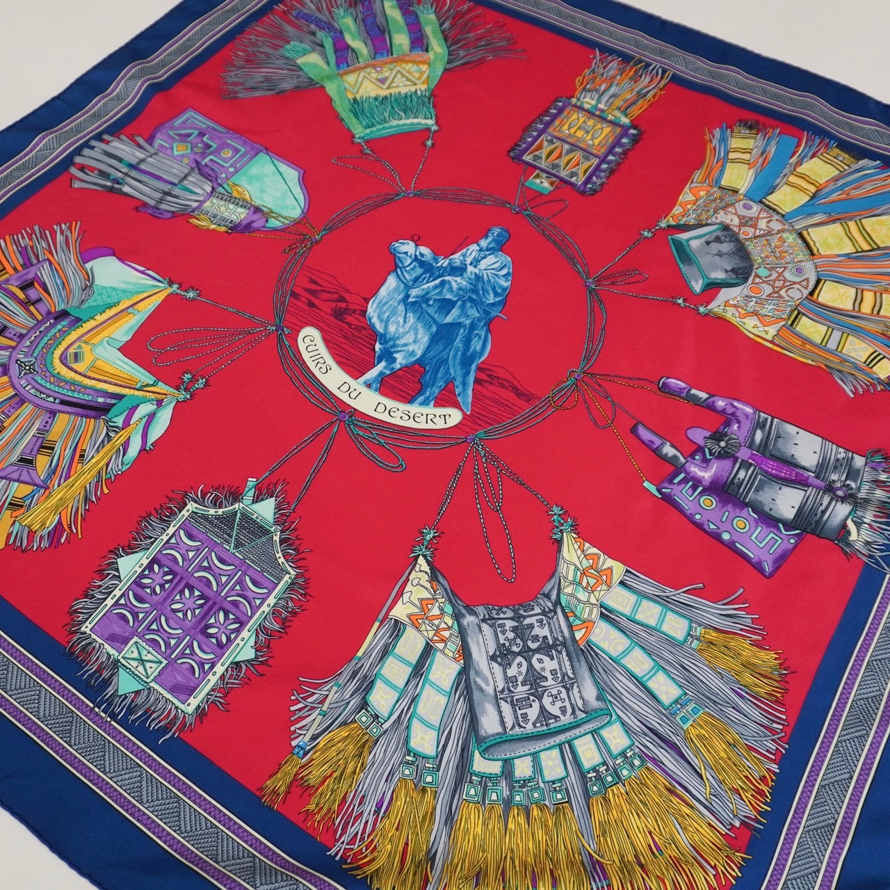 ”Hermes” Silk Scarf Made in France