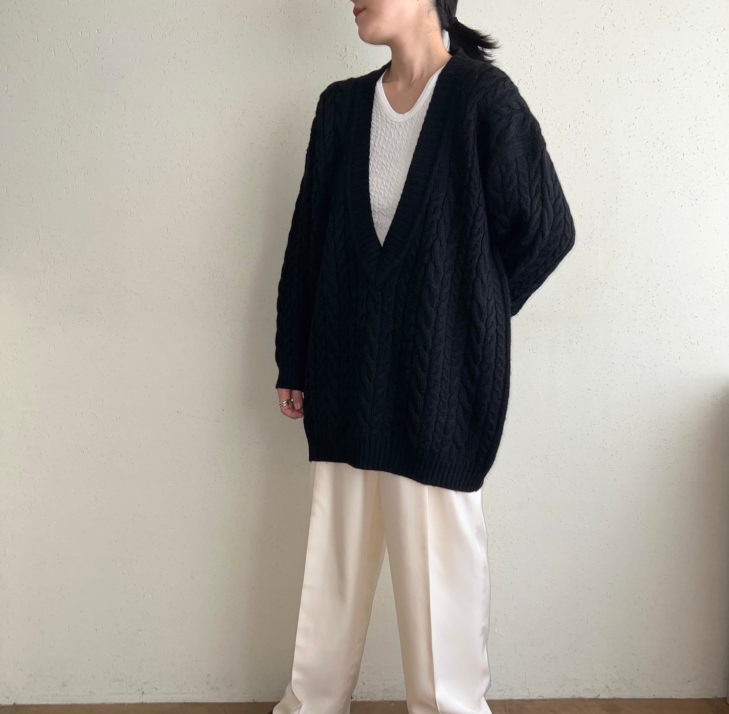 90s V-Neck Wool Knit