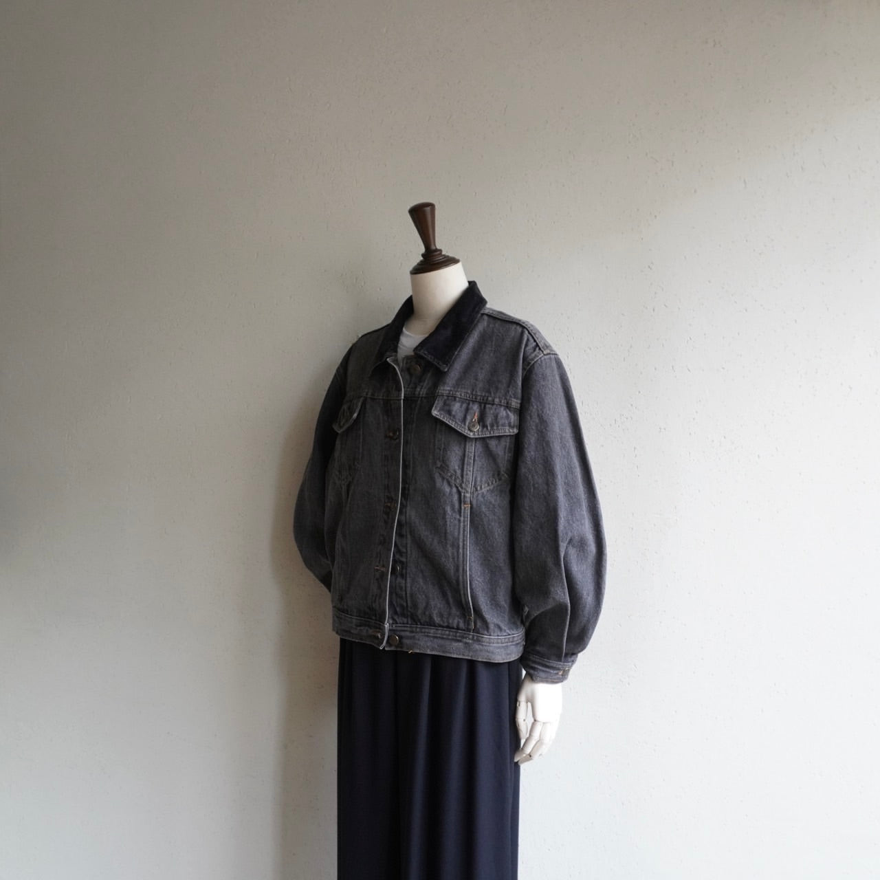 90s EURO Denim×Corduroy Jacket