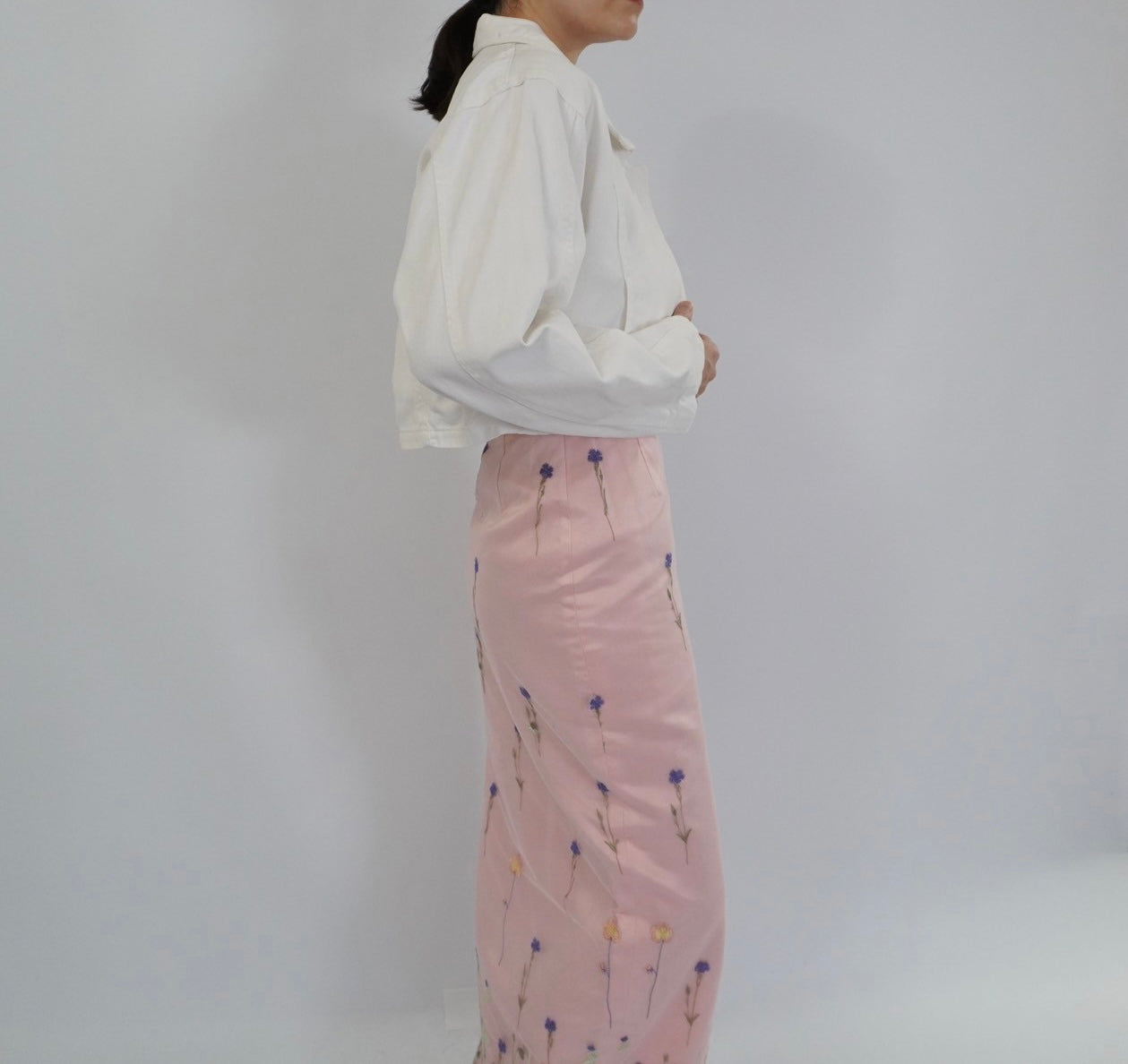 90s White Cotton Jacket