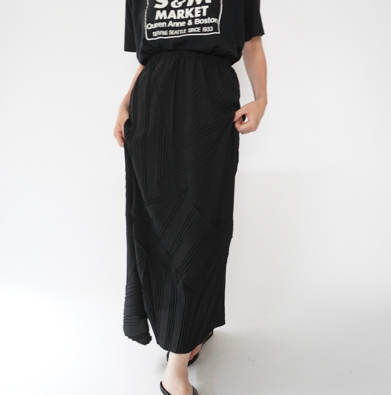 Pleated Skirt Made in USA