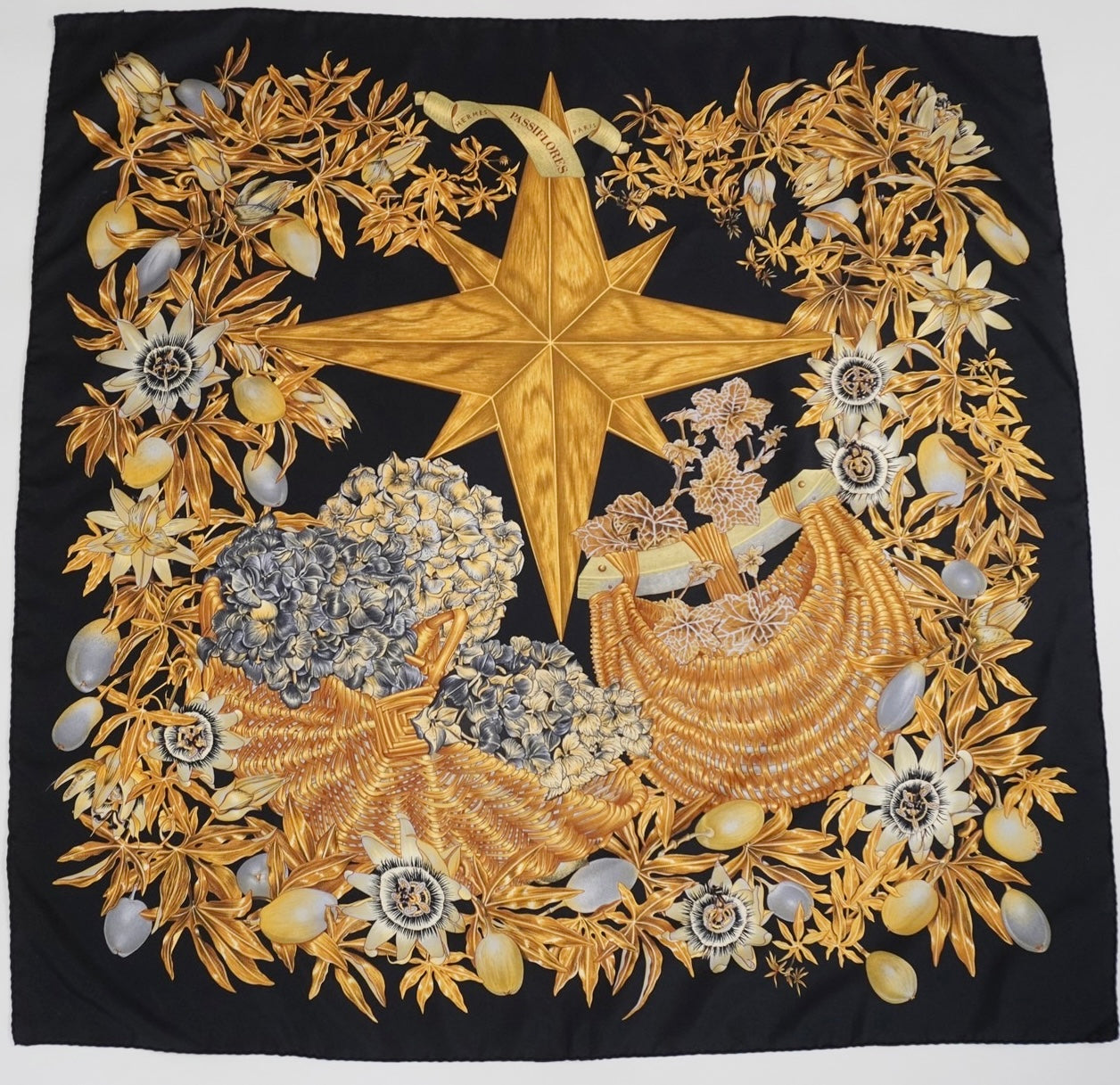”Hermes” Silk Scarf Made in France