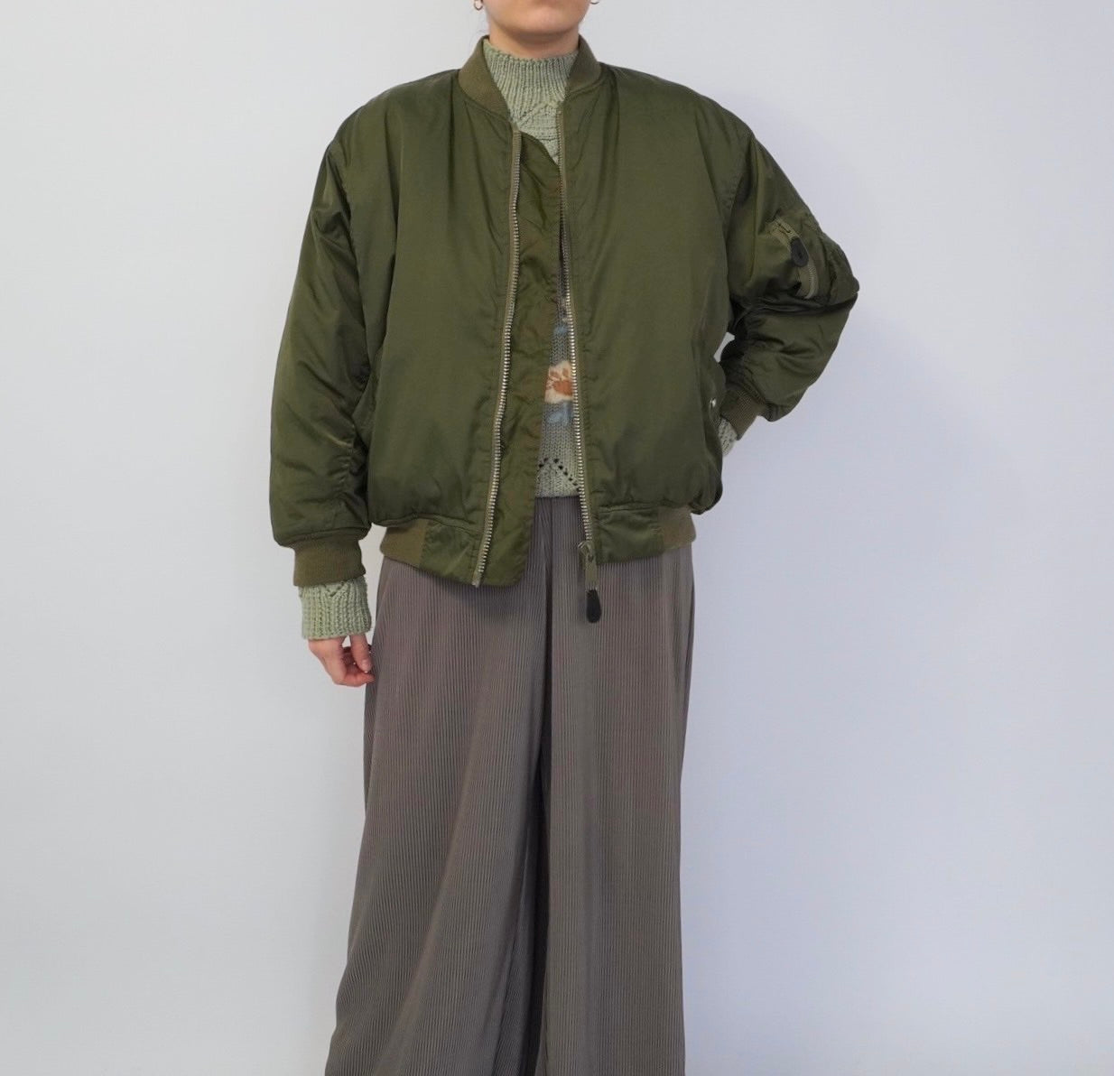 90s Nylon Military Jacket
