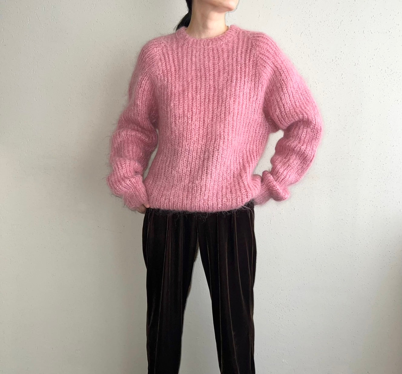 80s Pink Knit