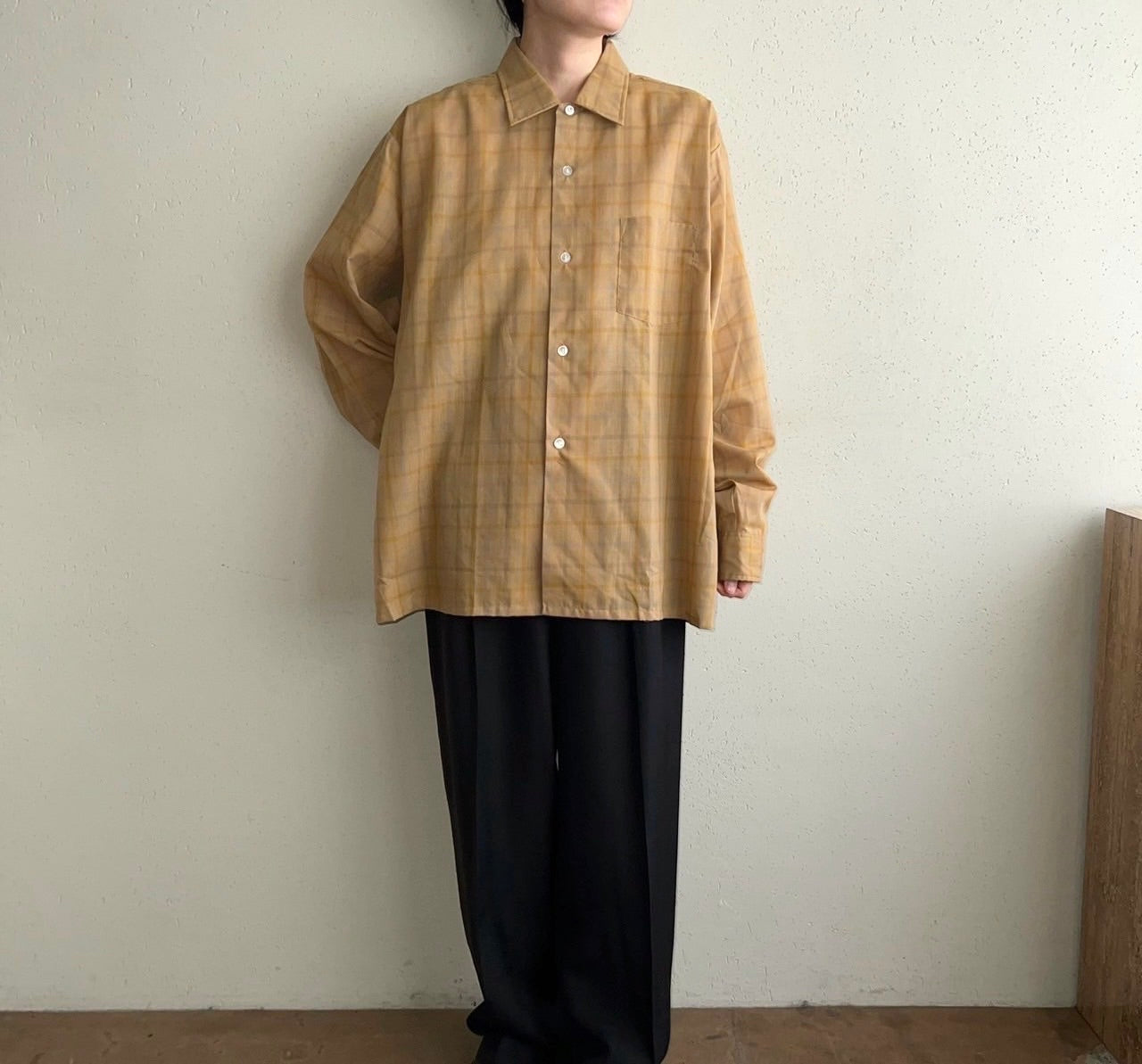 60s"B.V.D." Plaid Shirt
