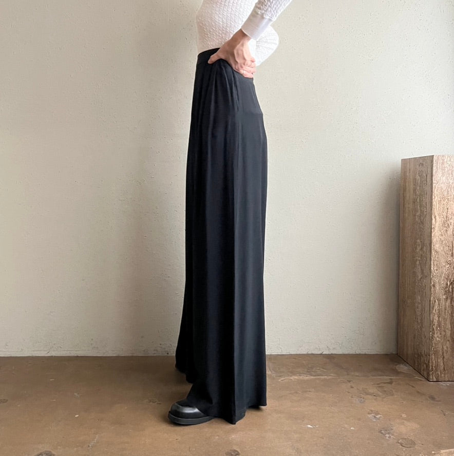 90s Silk Wide Pants