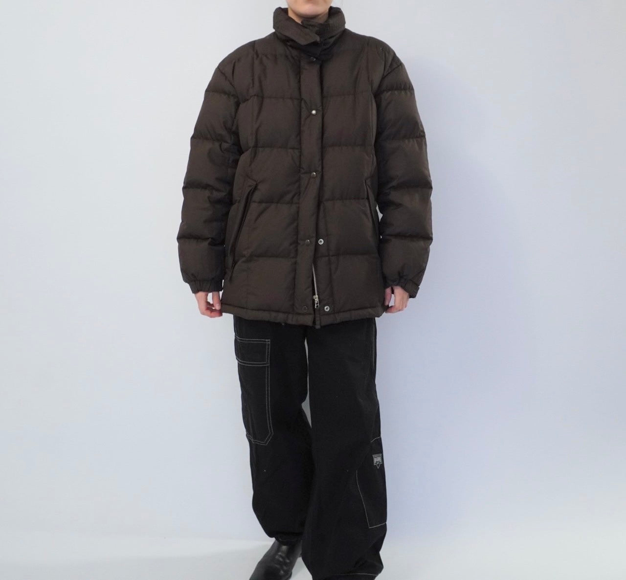 90s Brown Down Jacket