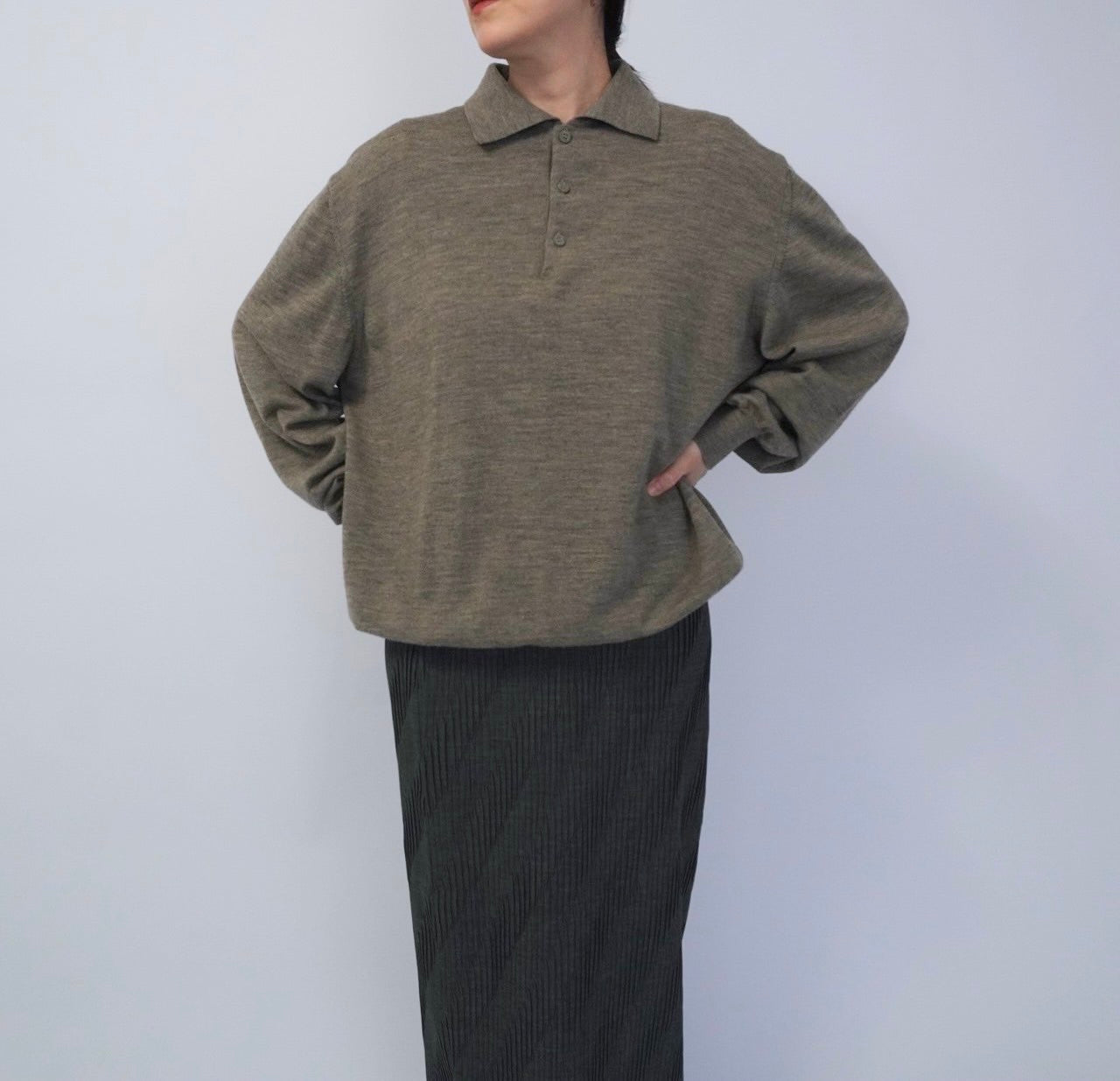 90s Wool Top Made in Italy