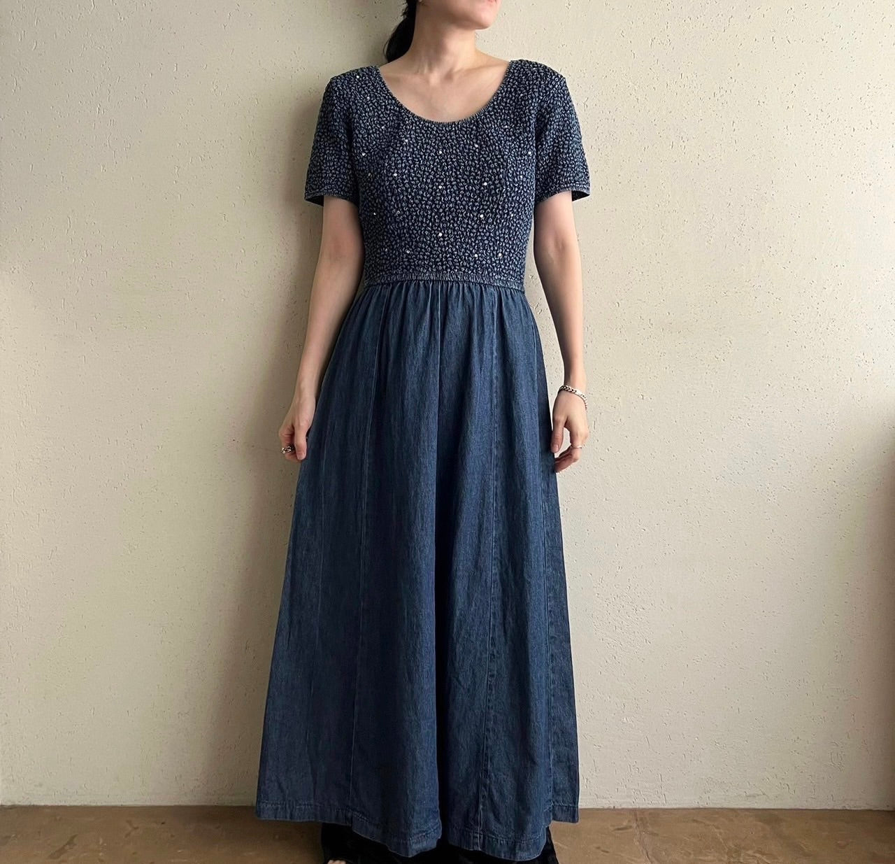 90s Denim Dress Made in USA