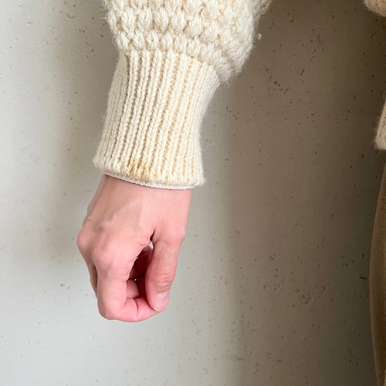 90s Wool Knit Cardigan Made in United Kingdom