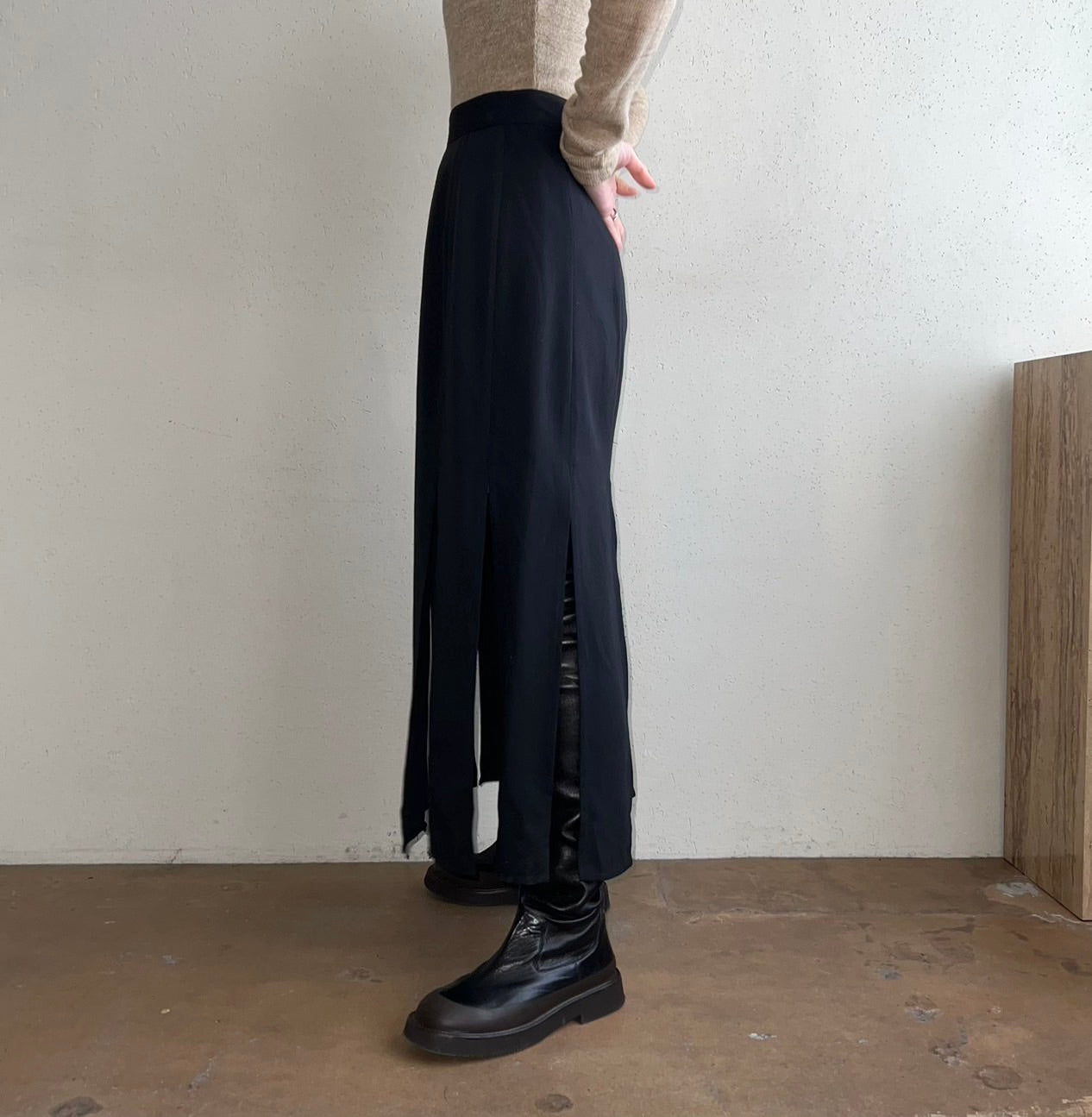 90s EURO Slit Design Skirt