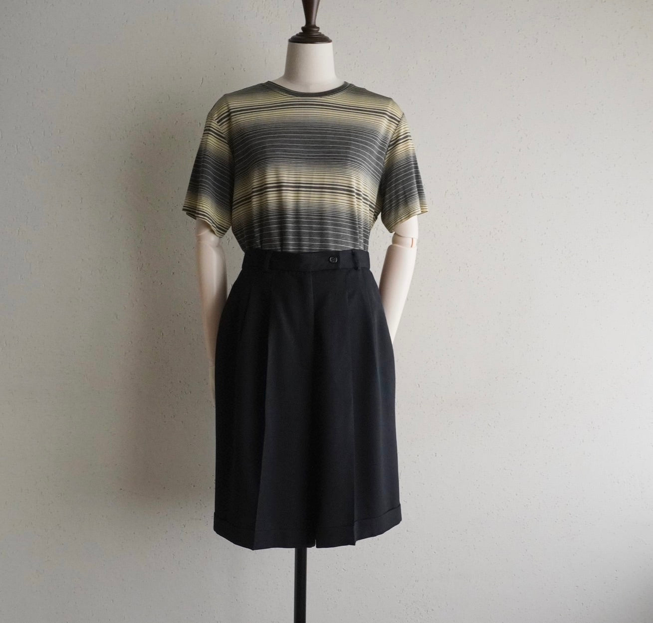 90s "amanda fielding" Wool Shorts Made in USA