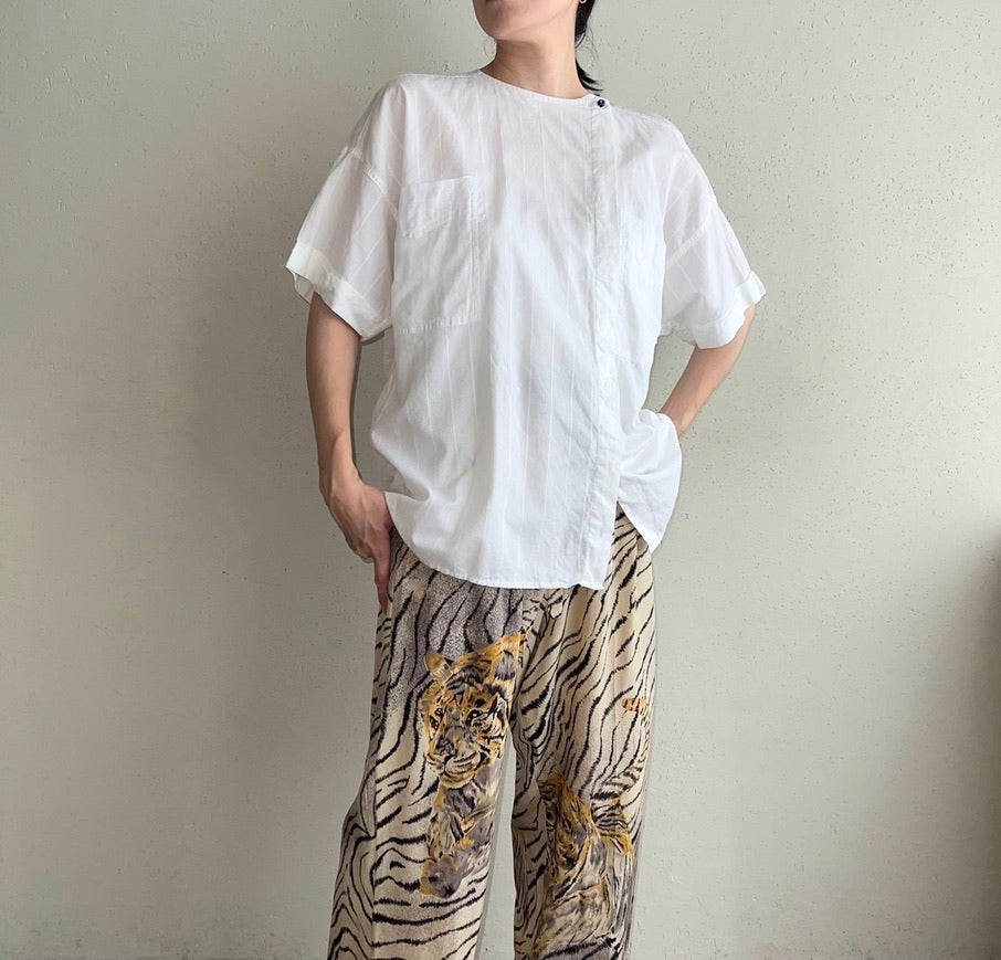 90s EURO Cotton Design Blouse