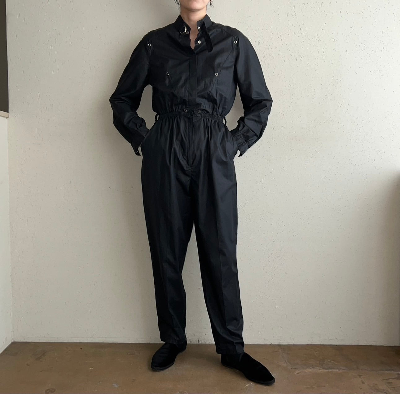 90s Black Jumpsuit Made in Australia