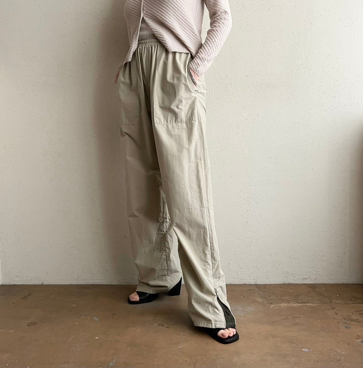 90s Cotton Nylon Pants