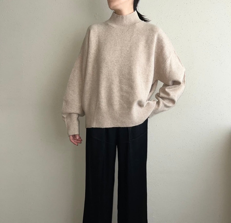Mock Neck Knit Top