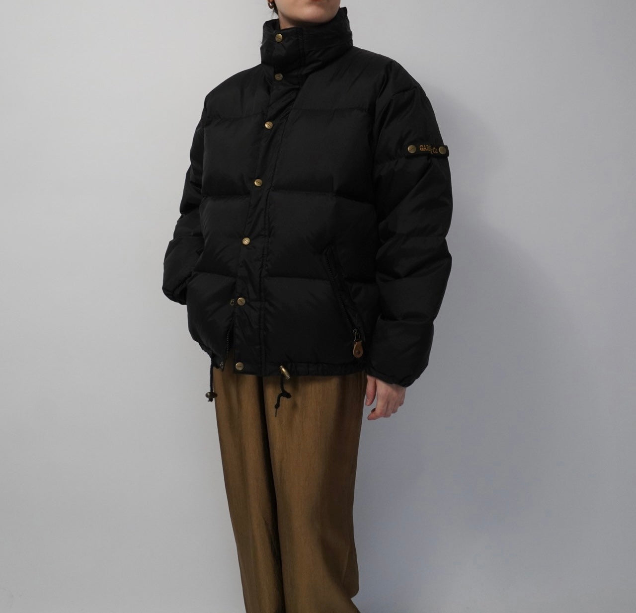90s Black Down Jacket