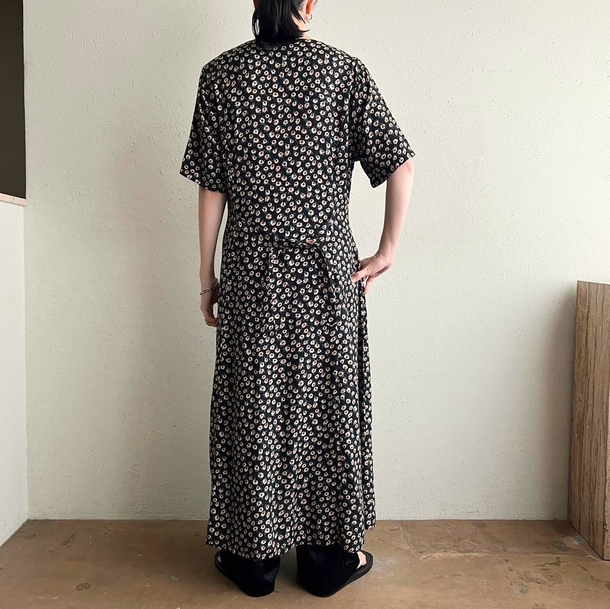 90s Printed Dress Made in Italy