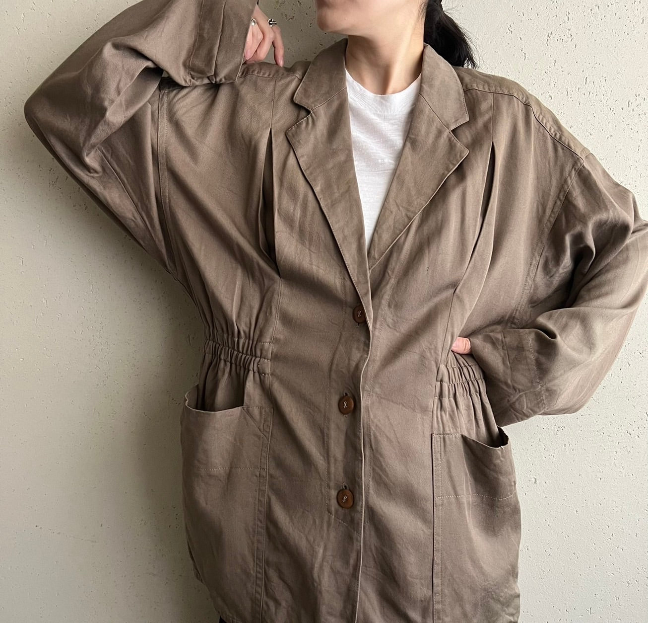 90s Rayon Jacket Made in France
