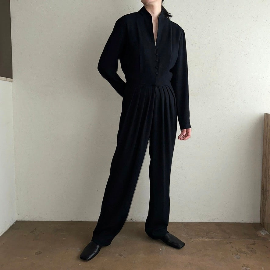90s Black Jumpsuit