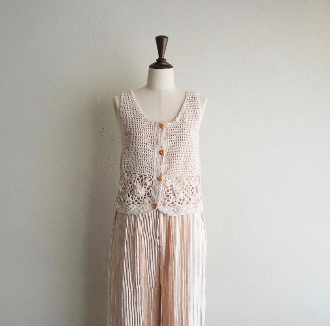 90s EURO Crochet Top