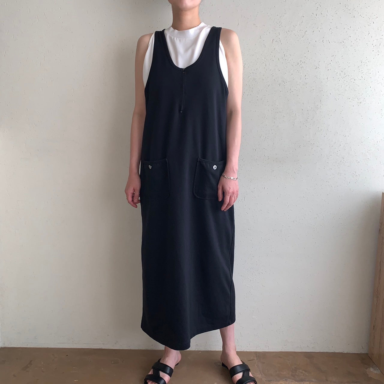 90s Half Zip Dress