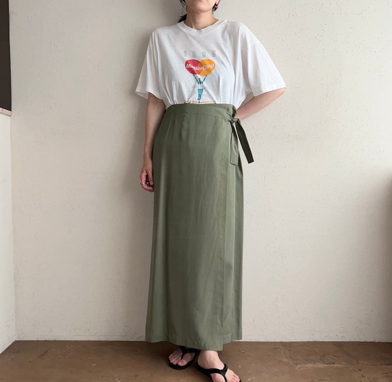 90s Silk Skirt