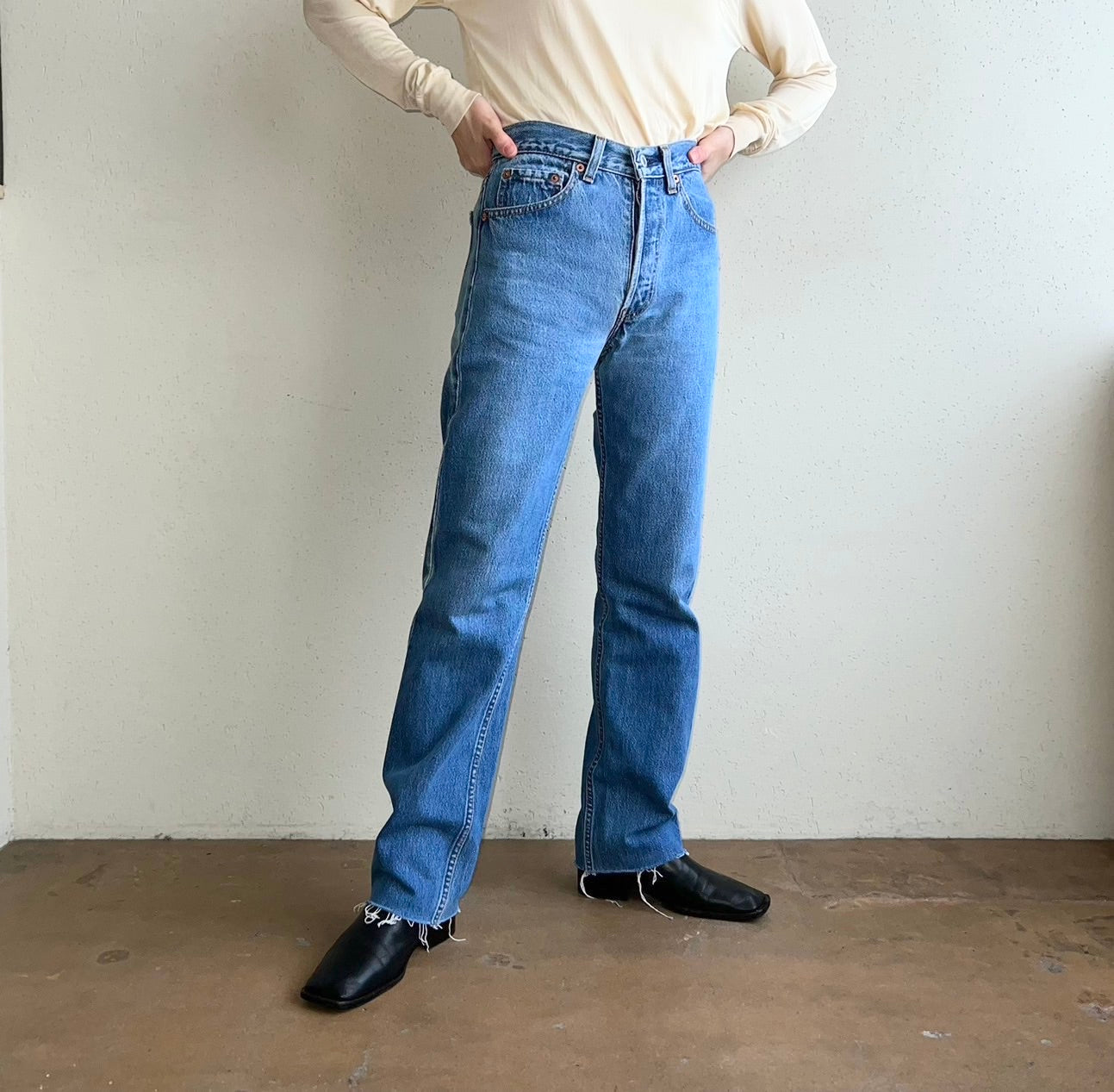90s Levis 501 Cut Off Made in USA